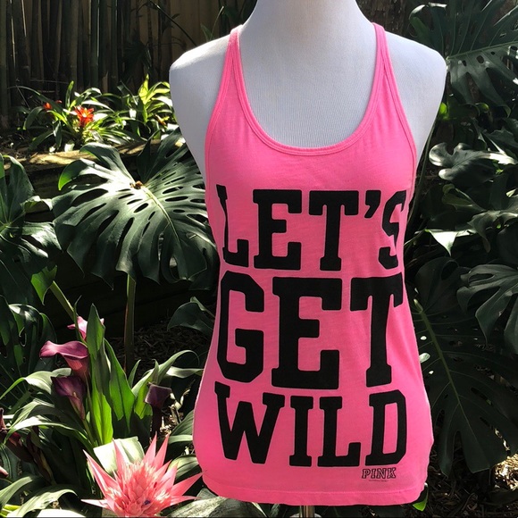 PINK Victoria's Secret Tops - {PINK Victoria's Secret} "Let's get wild" tank top